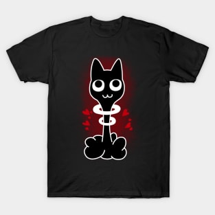 Black Cat Mushroom Cloud T-Shirt